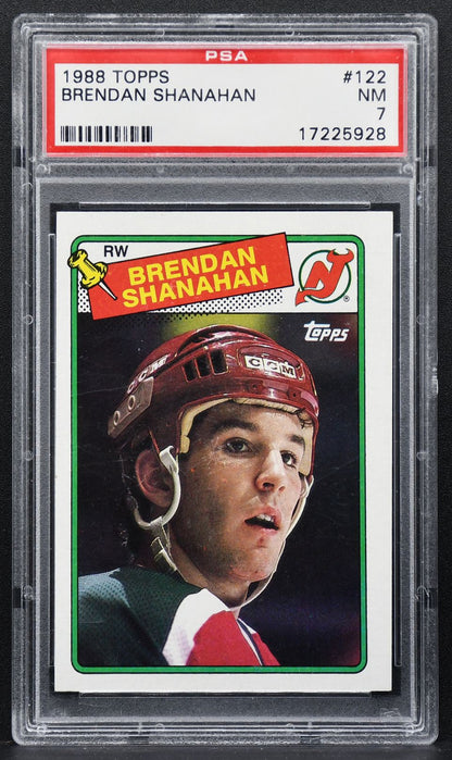 1988-89 Topps Brendan Shanahan 122 New Jersey Devils RC 2385