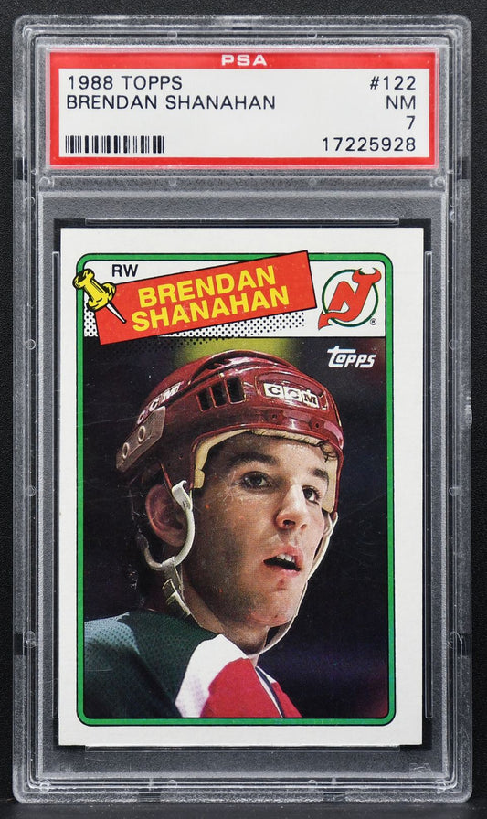 1988-89 Topps Brendan Shanahan 122 New Jersey Devils RC 2385