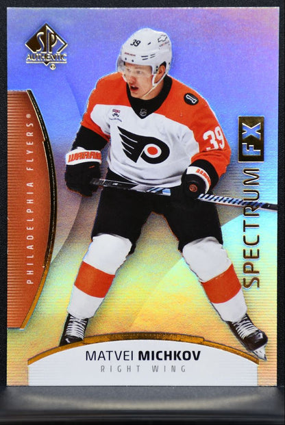 2025-26 SP Authentic Spectrum FX Matvei Michkov S-23 Philadelphia Flyers 3598