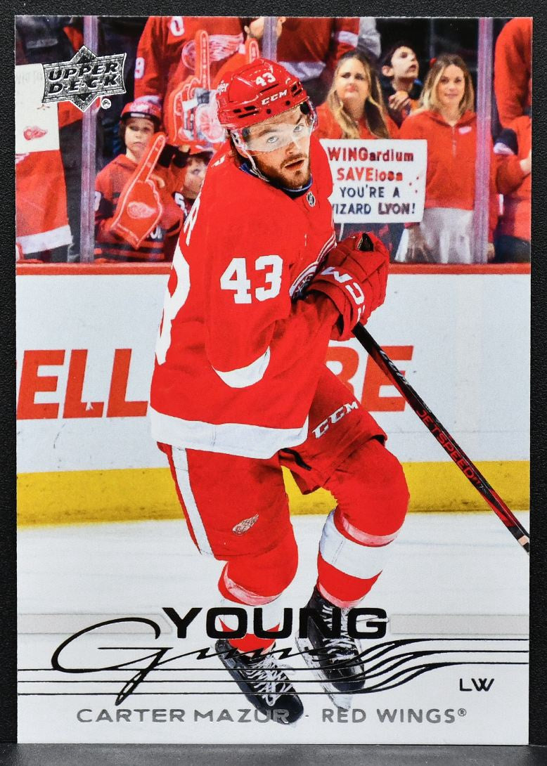 2025-26 Upper Deck Series 1 Young Guns Carter Mazur 204 RC 7718
