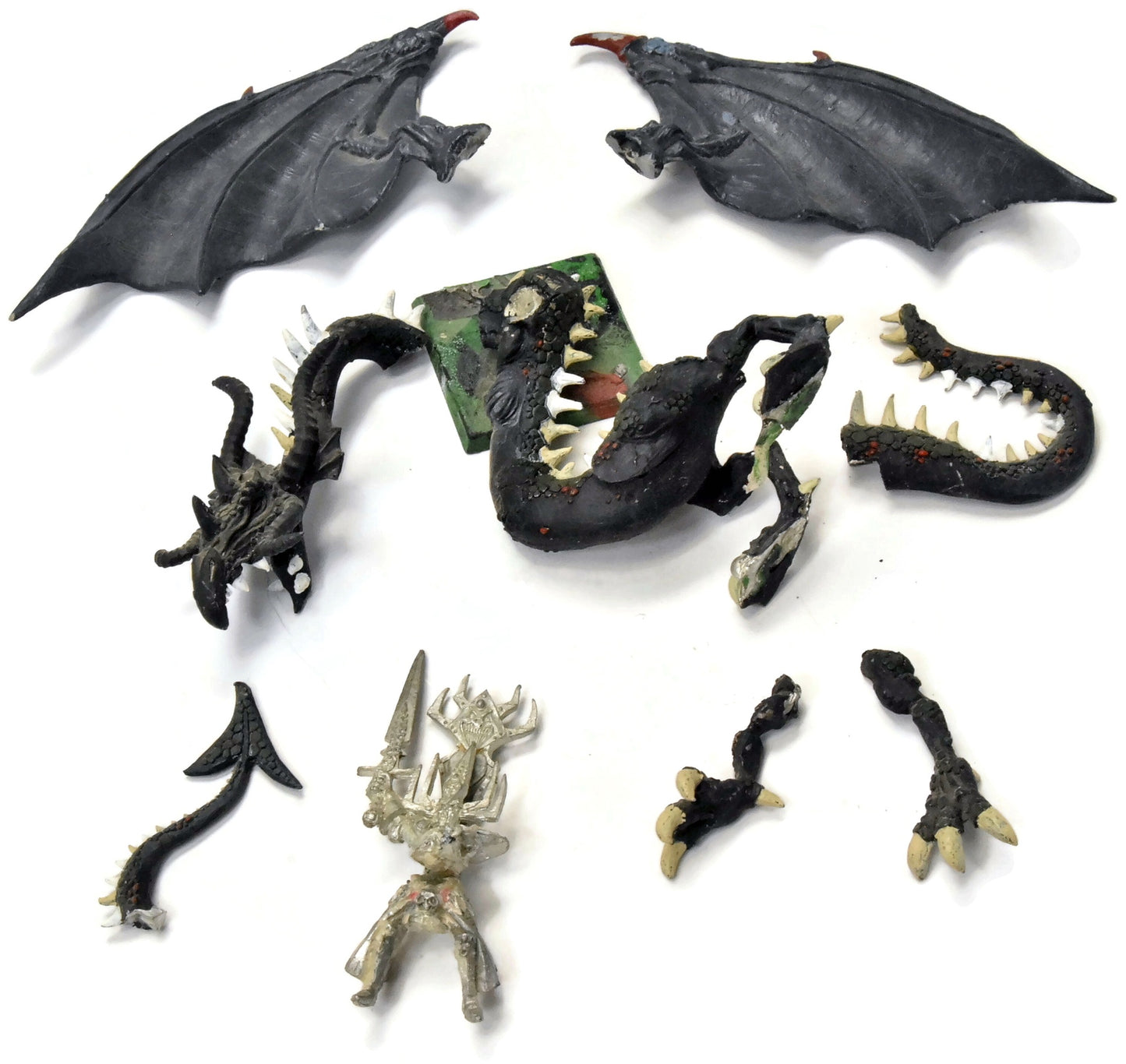 DARK ELVES Beastlord Rakarth Dragonrider #1 CLASSIC METAL Missing 1 Arm Fantasy