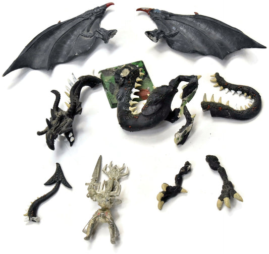 DARK ELVES Beastlord Rakarth Dragonrider #1 CLASSIC METAL Missing 1 Arm Fantasy