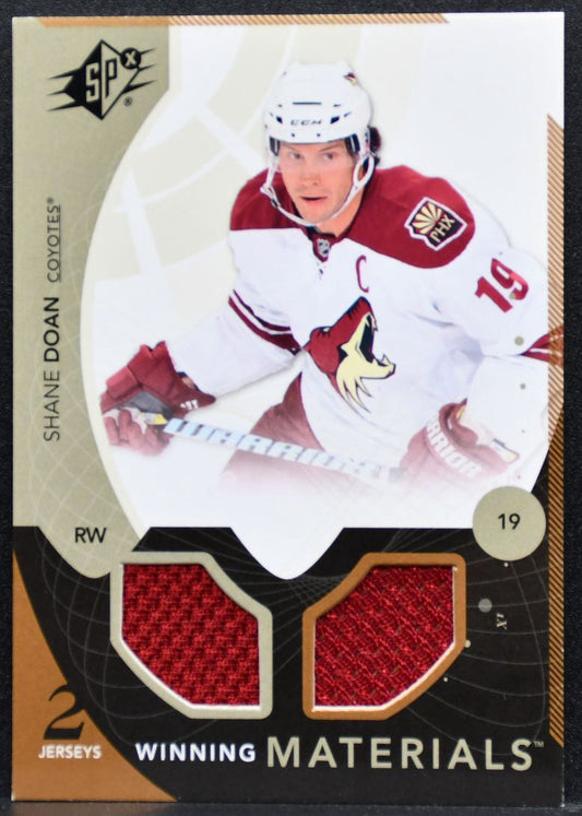 2010-11 SPx Winning Materials Shane Doan WM-SD Phoenix Coyotes Jersey 4750