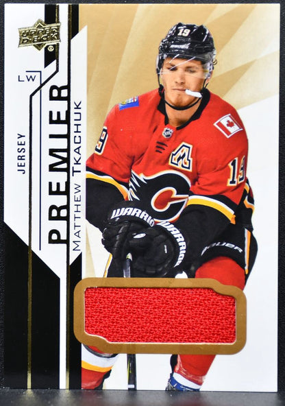 2018-19 UD Premier Collection Jersey Matthew Tkachuk 11 Jersey 2301