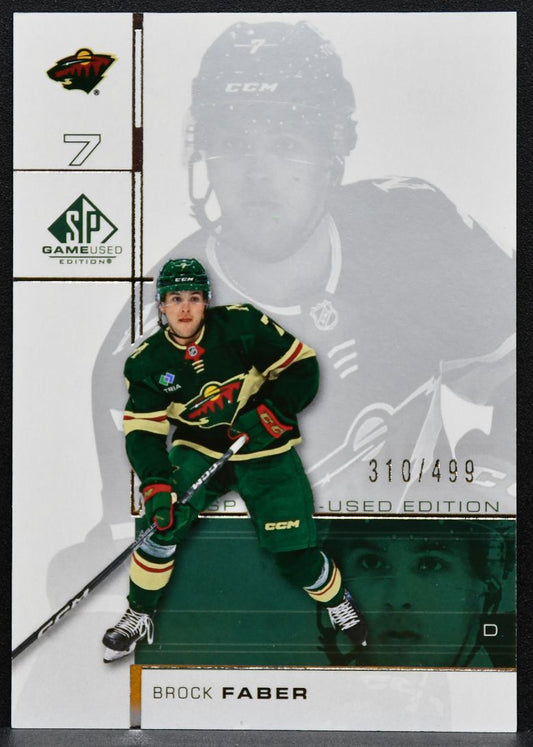2023-24 SP Game Used 2001 Retro Rookie Crossover Brock Faber Wild 310/499 4735