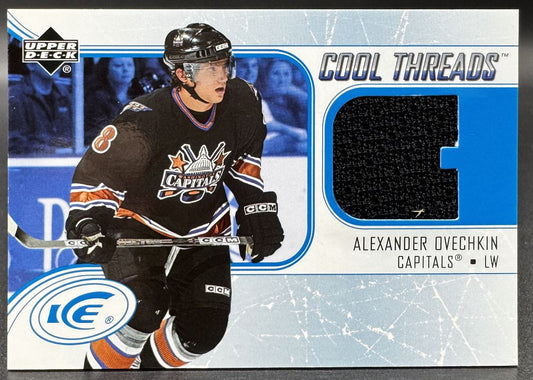 2005-06 UD Ice Cool Threads Alexander Ovechkin Washington Capitals RC Jersey