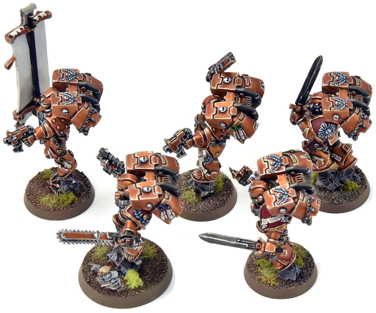 BLOOD ANGELS Vanguard Veterans #41 METAL PRO PAINTED Warhammer 40K