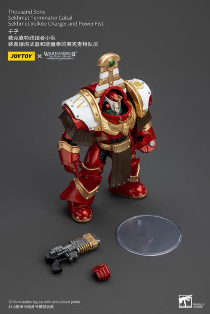 Sekhmet Terminator Cabal Sekhmet Volkite Charger And Power Fist Thousand Sons