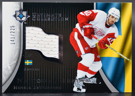 Maillot Zetterberg NHJ-HZ 141/225 de la collection Ultimate UD 2005-06