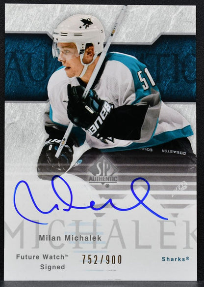 2003-04 SP Authentic Future Watch Auto Milan Michalek RC Auto 752/900 0604