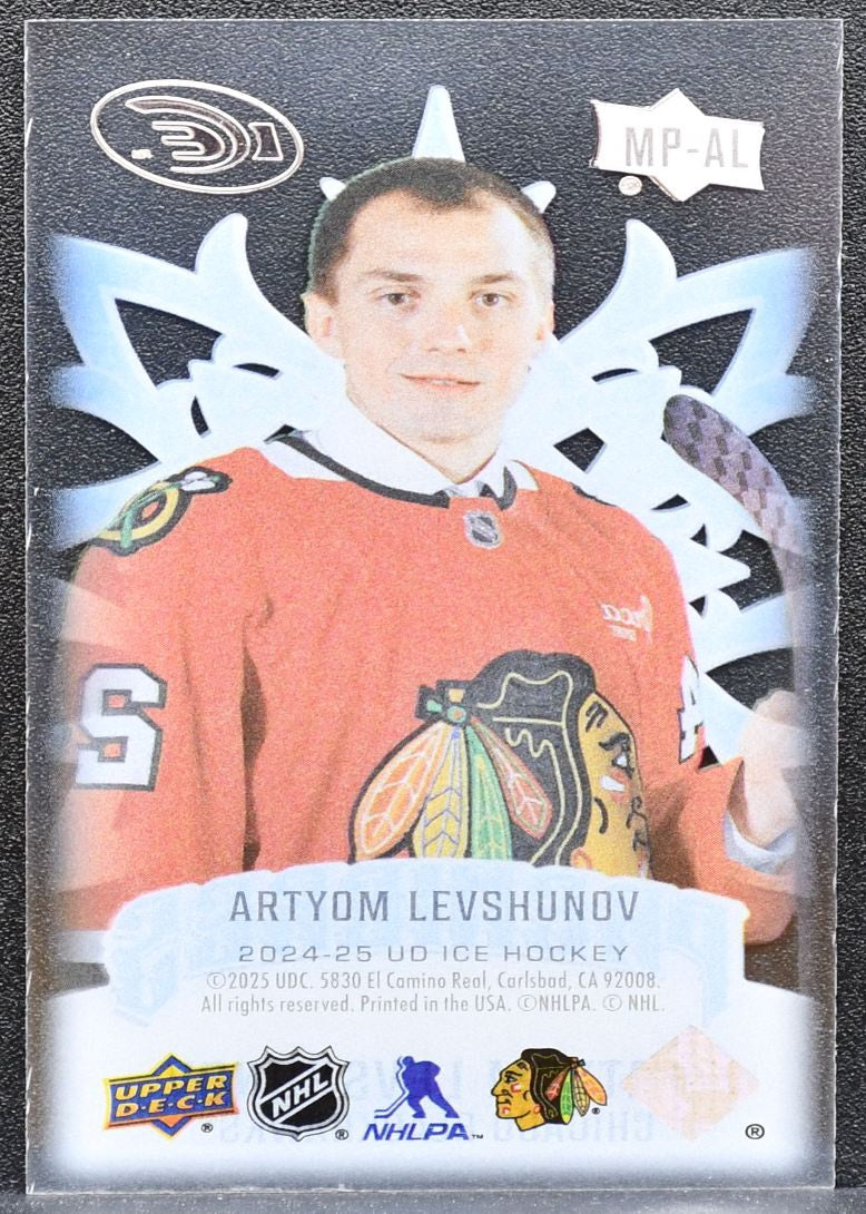 2024-25 Upper Deck Ice Mini Premieres Artyom Levshunov MP-AL Blackhawks RC 1297