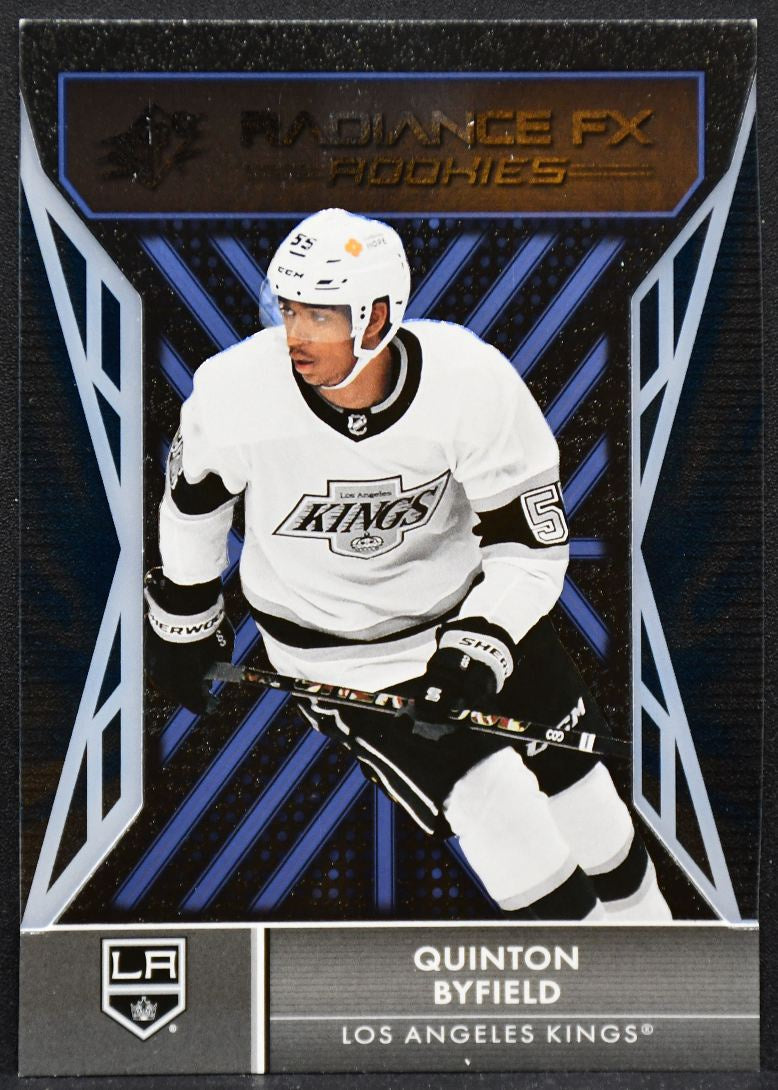 2021-22 SPx Radiance F/X Rookies Quinton Byfield RFX-57 Los Angeles Kings RC 2103
