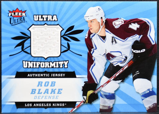 2006-07 Fleer Ultra Uniformity Jersey Rob Blake U-BL Kings Jersey 9942