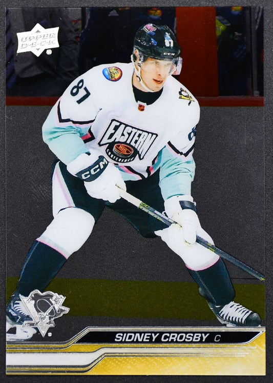 2023-24 UD Extended Series Base Clear Cut Sidney Crosby 677