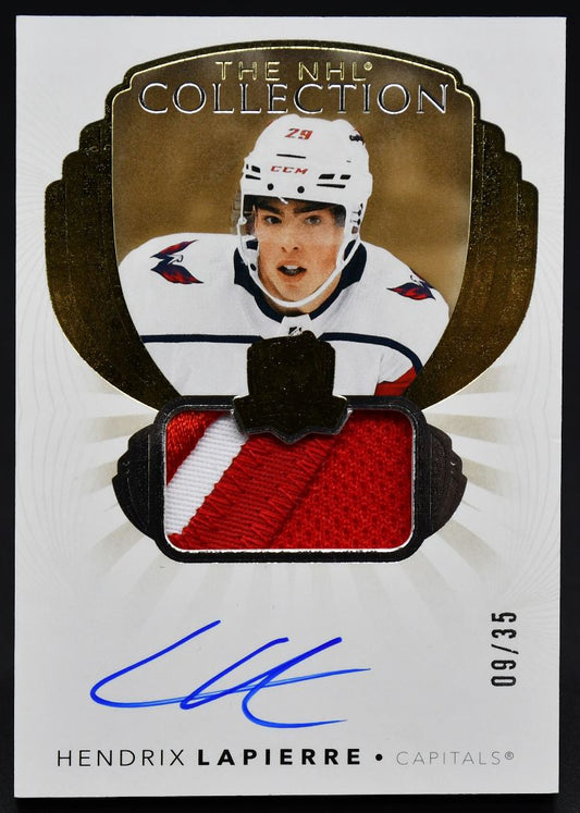 2021-22 UD La Coupe Collection LNH Écusson Auto Lapierre LNH-HL Auto /35