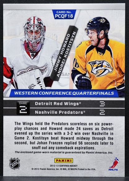 2012-13 Panini Certified Path to the Cup Howard / Kostitsyn Jersey 9907