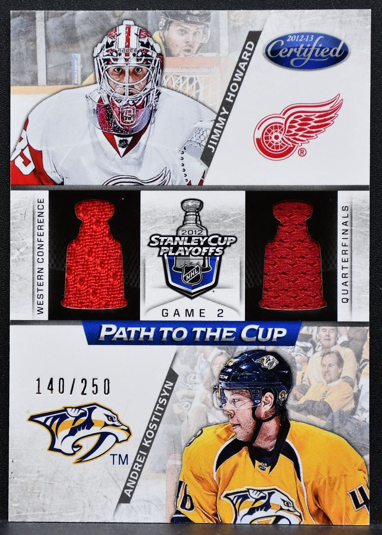 2012-13 Panini Certified Path to the Cup Howard / Kostitsyn Jersey 9907