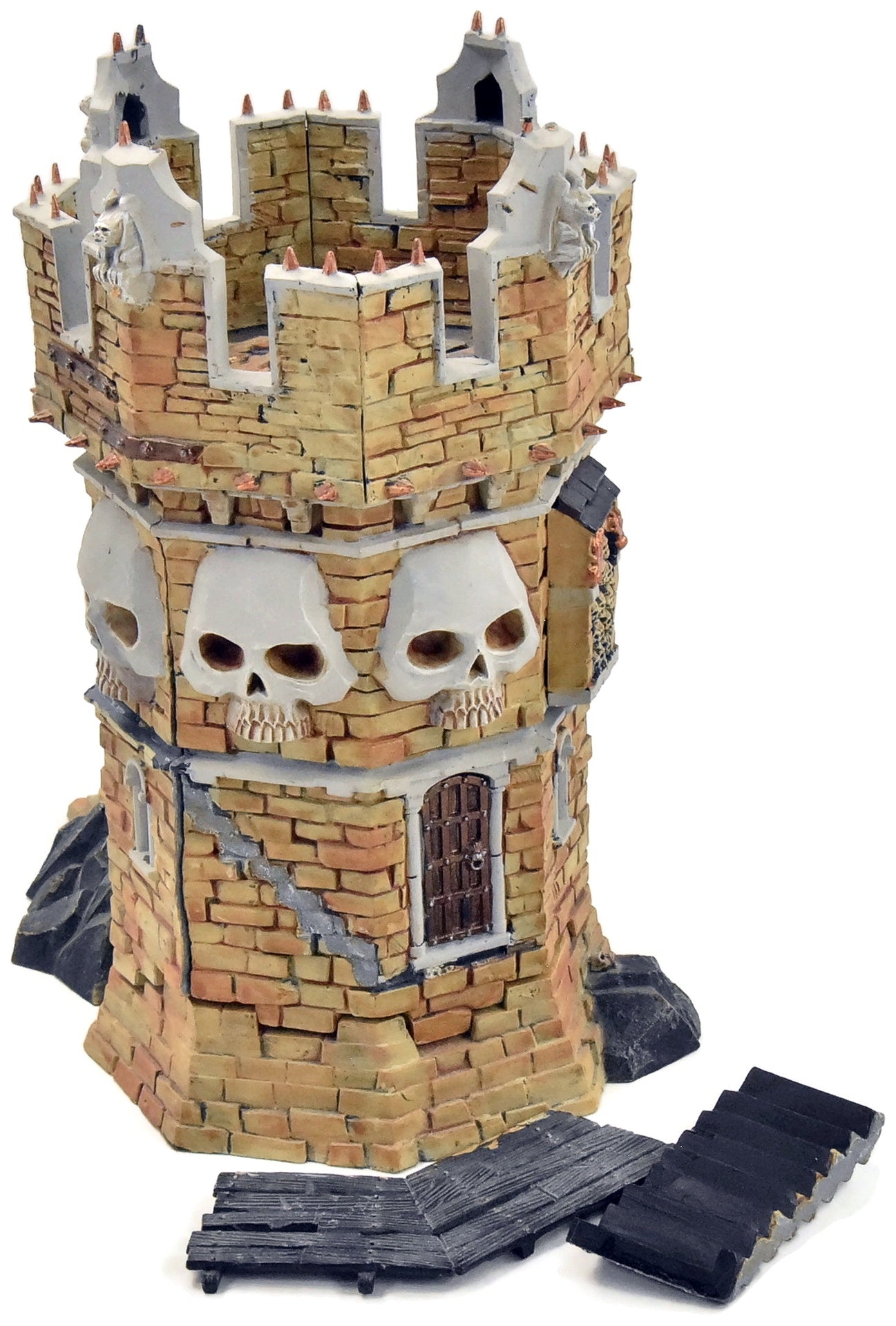 WARHAMMER Skull Tower #1 WELL PAINTED Fantasy Sigmar Scenery Deathknell Watch