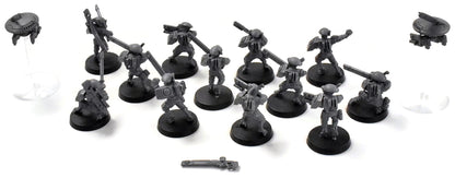 TAU EMPIRE 12 Fire Warriors w/ 2 Gun Drones #1 Warhammer 40K