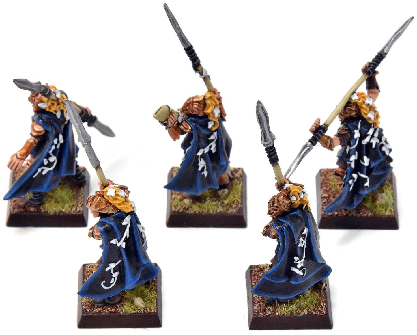 WOOD ELVES 5 Eternal Guards #4 METAL PRO PAINTED Fantasy