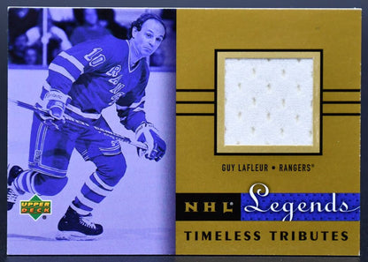 2001-02 UD Legends Timeless Tributes Guy Lafleur TT-LF Jersey