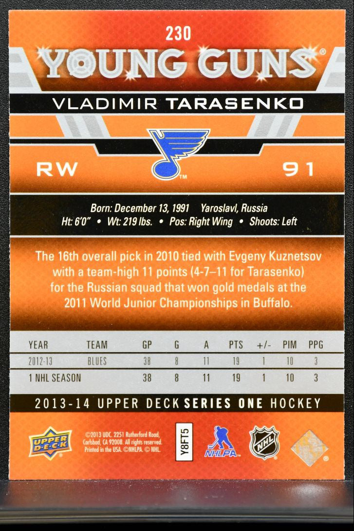 2013-14 Upper Deck Series 1 Young Guns Vladimir Tarasenko RC 7375
