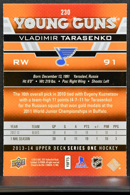 2013-14 Upper Deck Series 1 Young Guns Vladimir Tarasenko RC 7375