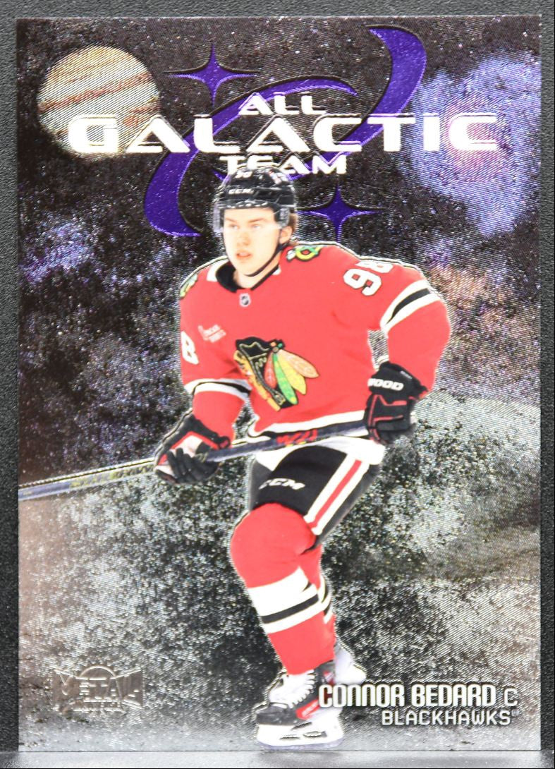 2025-26 SkyBox Metal Universe All Galactic Team Purple Bedard 294/349 9911