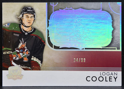 2023-24 UD The Cup Rookie Rink Gallery Logan Cooley Coyotes RC 34/99 0818