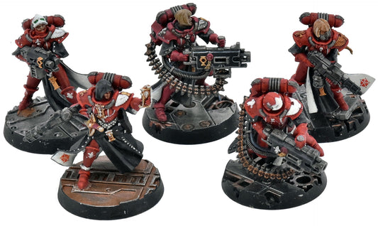 ADEPTA SORORITAS 5 Retributor Squad #1 WELL PAINTED Warhammer 40K