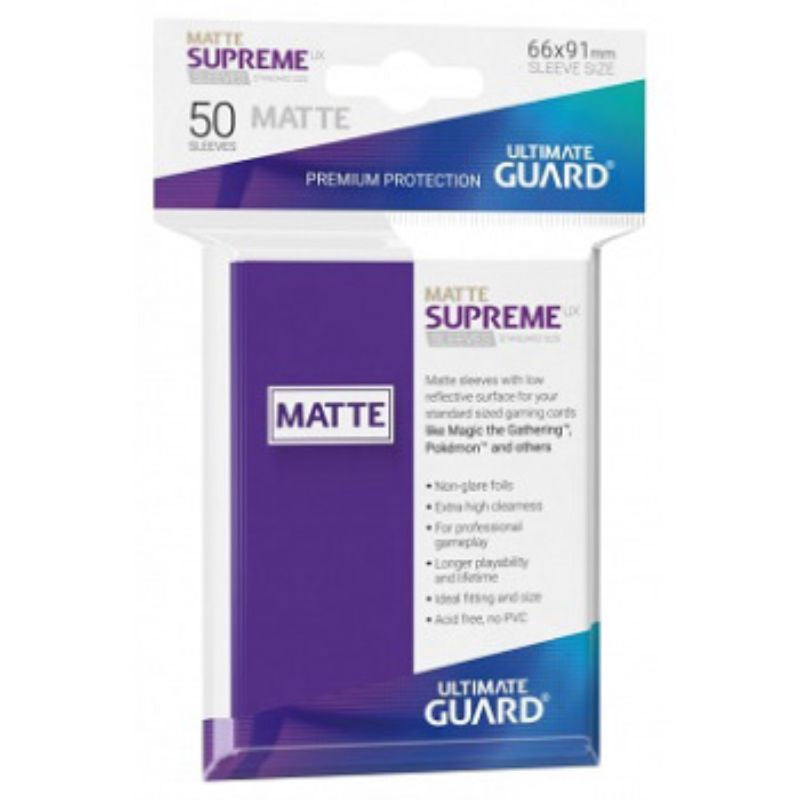 Ultimate Guard Sleeves Supreme Ux Matte Purple 50Ct