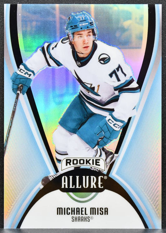 2025-26 Upper Deck Allure Rookie Michael Misa AR-MM San Jose Sharks RC 6142