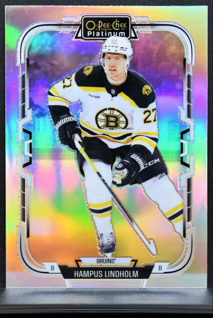 2025-26 O Pee Chee Platinum Rainbow Hampus Lindholm 32 Boston Bruins 7610