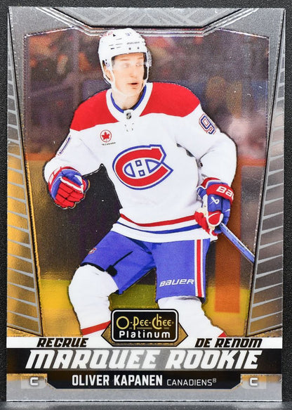 2024-25 O-Pee-Chee Platinum Marquee Rookie Oliver Kapanen 280 Canadiens RC 9379