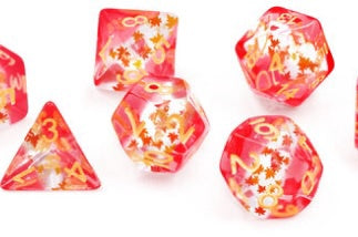 Sirius Dice Maple Leaf 7-die Set