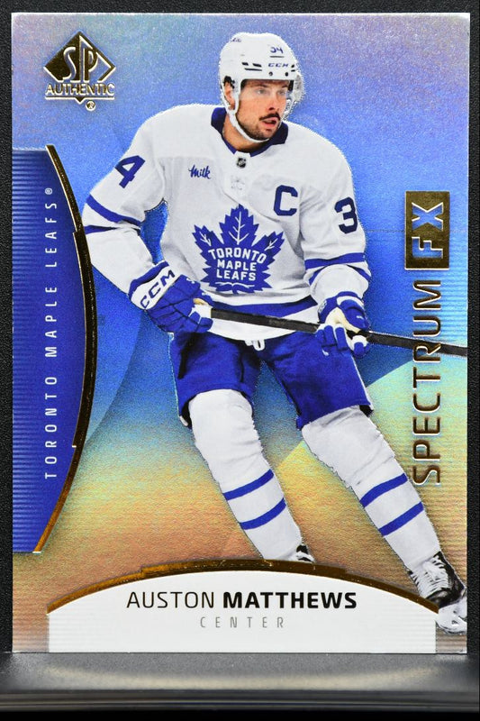 2025-26 SP Authentic Spectrum FX Auston Matthews S-25 Toronto Maple Leafs 4052