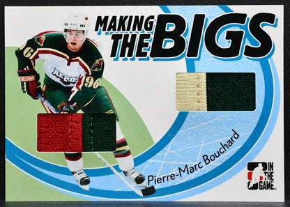 2005-06 ITG Heroes and Prospects Making the Bigs Pierre-Marc Bouchard Patch 1137