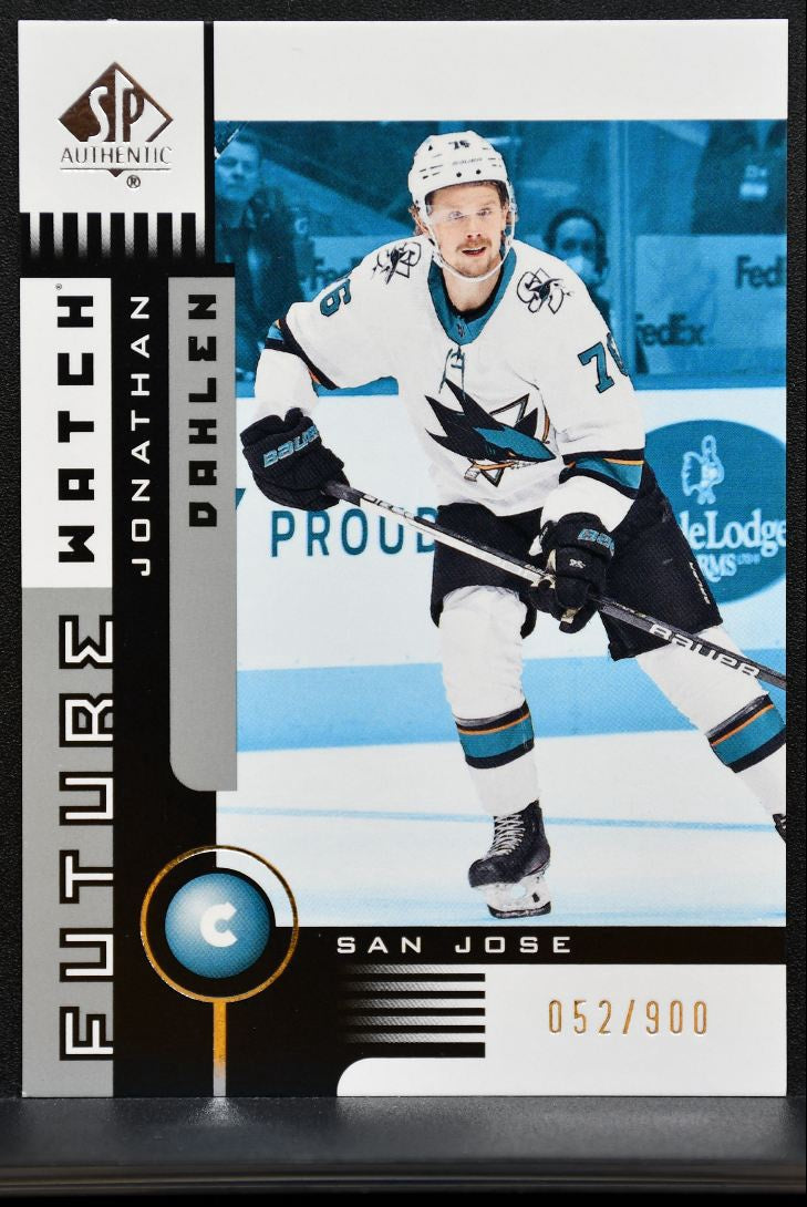 2021-22 SP Authentic Future Watch Retro Jonathan Dahlen Sharks RC 052/900 1228
