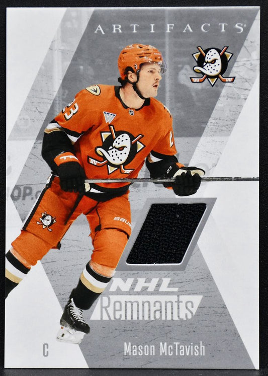 2025-26 UD Artifacts NHL Remnants Mason McTavish NR-19 Anaheim Ducks Jersey 4047