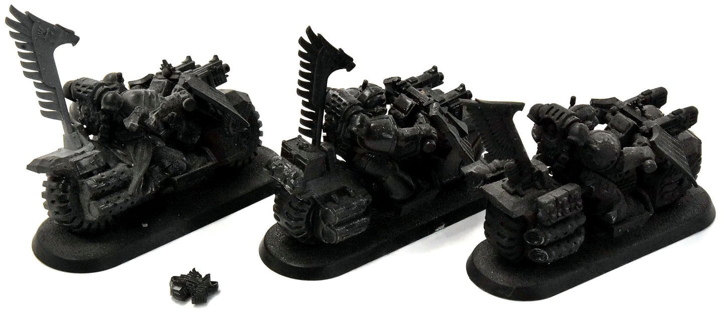 DARK ANGELS 3 Ravenwing Bike #7 Warhammer 40K