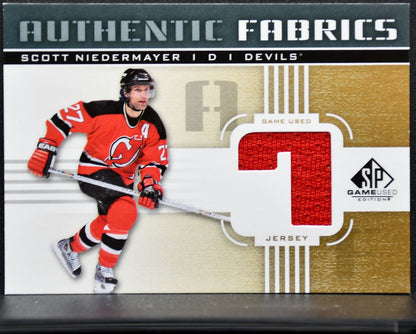 2011-12 SP Game Used Authentic Fabrics Niedermayer Jersey 9752