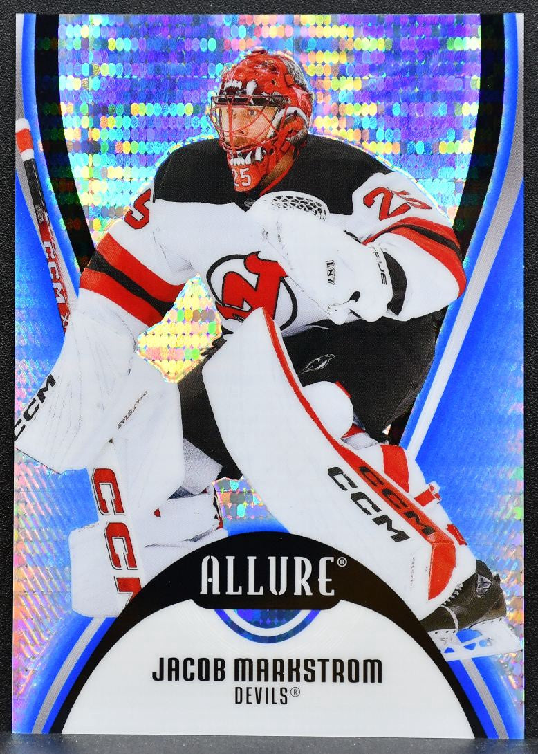 2025-26 Upper Deck Allure Blue Line Jacob Markstrom 43 Devils 11/35 0610
