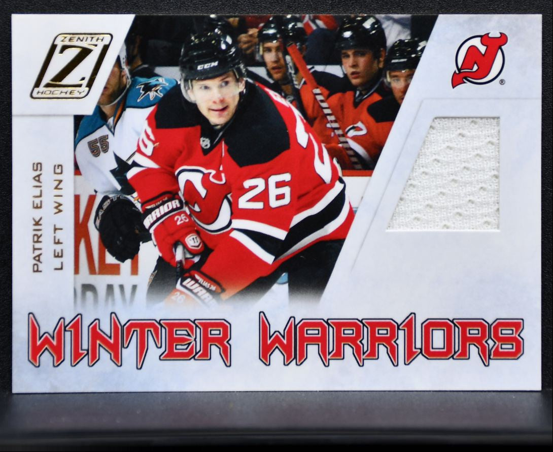 2010-11 Panini Zenith Winter Warriors Materials Elias Jersey 2272