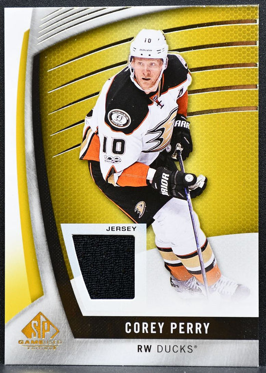 2017-18 SP Game Used Jersey Relics Gold Corey Perry 6 Anaheim Ducks Jersey 6465