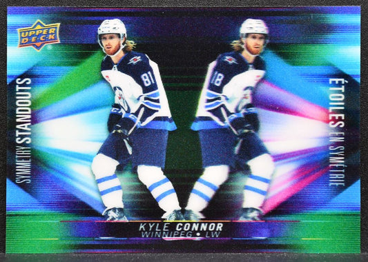 2023-24 Upper Deck Tim Hortons Symmetry Standouts Kyle Connor 3D-17 Jets 2973