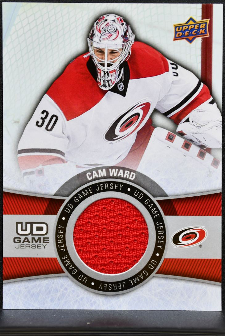 2015-16 UD Series 2 UD Game Jersey Cam Ward GJ-CW Jersey 5419