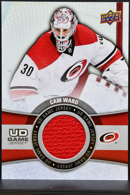 2015-16 UD Series 2 UD Game Jersey Cam Ward GJ-CW Jersey 5419