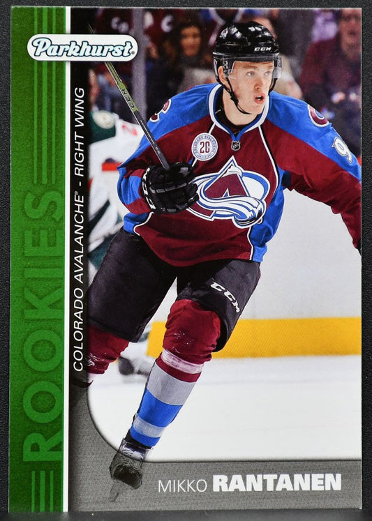 2015-16 UD Series 1 Parkhurst Rookies Mikko Rantanen PR-7 Colorado Avalanche RC 4916