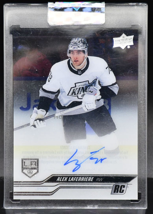 2023-24 UD Clear Cut Alex Laferriere CC-LF Los Angeles Kings RC Auto