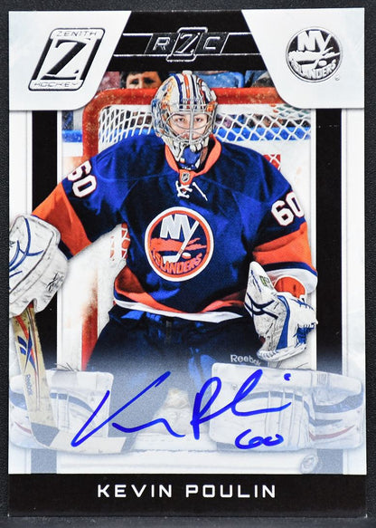 2010-11 Panini Zenith Rc Auto Kevin Poulin 198 Islanders RC Auto 484/999 2643